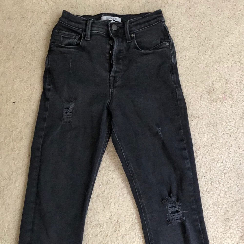 4/$20 High Rise Ripped Skinny Jeans